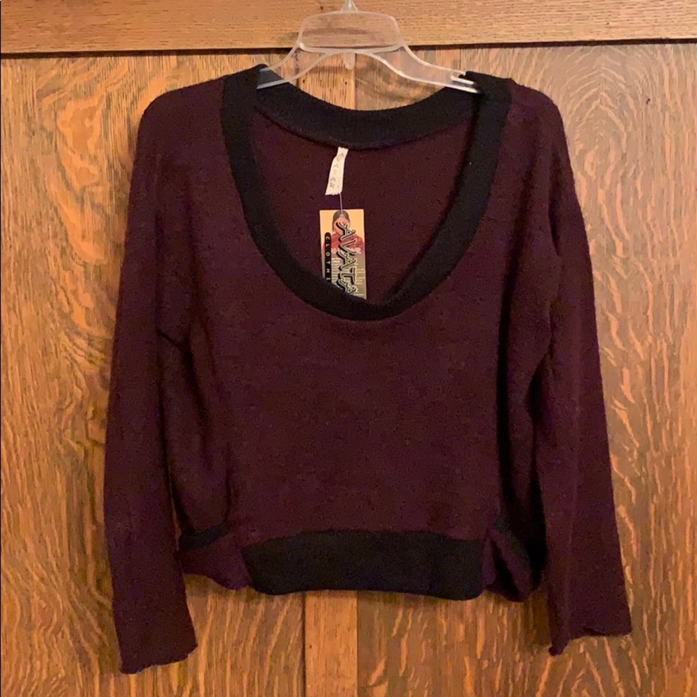 Avatar boutique crop sweater L made in Nepal